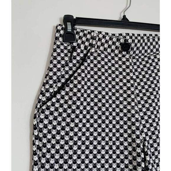 Black and White Catstooth Betabrand High Waisted Skinny Pants XS Petite - Picture 3 of 6
